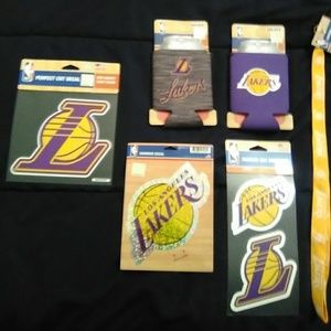 Various Laker merchandise